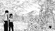 Asa, Denji, and Yoshida trick the Aging Devil as seen in the manga (Image credit: Shueisha)